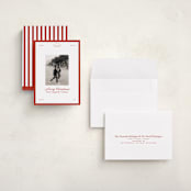 "newsie" - Holiday Cards in Candy Cane by Ellen Schlegelmilch - Assembled