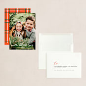 "sending all our LOVE" - Holiday Cards in Moon by Tanya Lee of Frooted Design - Assembled