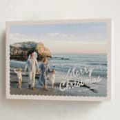 "Dispatch" - Holiday Cards in Creamer by Pixel and Hank - Folded Card