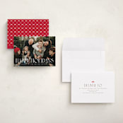 "Tipografia" - Holiday Cards in Sugar by Olivia Raufman - Assembled