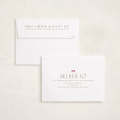 "Tipografia" - Holiday Cards in Sugar by Olivia Raufman - FREE Recipient Addressing