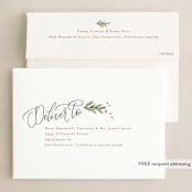 "Christmas script" - Holiday Cards in Frost by Erin German - FREE Recipient Addressing