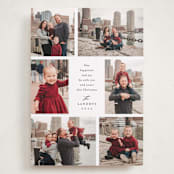 "All Around" - Holiday Cards in Coal by Jennifer Postorino - Front