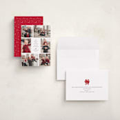 "All Around" - Holiday Cards in Coal by Jennifer Postorino - Assembled