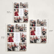 "All Around" - Holiday Cards in Coal by Jennifer Postorino - Formats Available