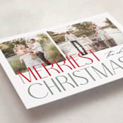 "Merry Stack" - Holiday Cards in Winter by Makewells - Detail
