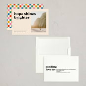 "headline" - Holiday Cards in Champagne by Annie Clark - Assembled