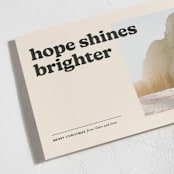 "headline" - Holiday Cards in Champagne by Annie Clark - Detail