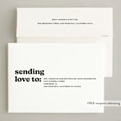 "headline" - Holiday Cards in Champagne by Annie Clark - FREE Recipient Addressing