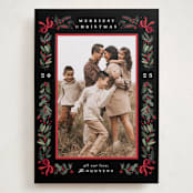 "Sparkly Bows" - Holiday Cards in Festive by Makewells - Front