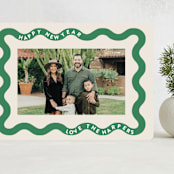 "ricrac" - Holiday Cards in Wreath by Lori Wemple - Front