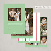 "Candy Frame" - Holiday Cards in Gum Drops by AK Graphics - Back of Card Options