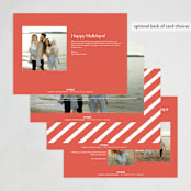"Blessed to be Together" - Holiday Cards in Snow by Hooray Creative - Back of Card Options