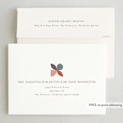 "Bauhaus Holly" - Holiday Cards in Juniper by Erica Krystek - FREE Recipient Addressing