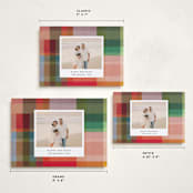 "joyful check" - Holiday Cards in Rainbow by Sumak Studio - Formats Available