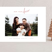 "joy for days" - Holiday Cards in Berry by JoAnn Jinks - Front