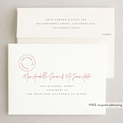 "joy for days" - Holiday Cards in Berry by JoAnn Jinks - FREE Recipient Addressing