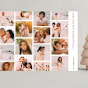 "Little Moments Collection" - Holiday Cards in Cranberry by Jenna Holcomb - Front