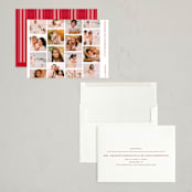 "Little Moments Collection" - Holiday Cards in Cranberry by Jenna Holcomb - Assembled