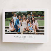 "Daisies" - Holiday Cards in Pine by Wildfield Paper Co - Folded Card