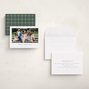 "Daisies" - Holiday Cards in Pine by Wildfield Paper Co - Assembled