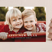 "The Merriest of Days" - Holiday Cards in Snowflake by Wildfield Paper Co - Front
