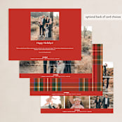 "The Merriest of Days" - Holiday Cards in Snowflake by Wildfield Paper Co - Back of Card Options