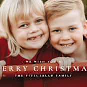 "The Merriest of Days" - Holiday Cards in Snowflake by Wildfield Paper Co - Detail