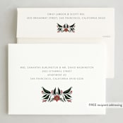 "Bold Foliage" - Holiday Cards in Pine by Katharine Watson - FREE Recipient Addressing