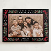 "Sparkly Bows" - Holiday Cards in Festive by Makewells - Front