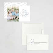 "Wonder Winterland" - Holiday Cards in Twilight by Up Up Creative - Assembled