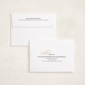 "New Here" - Holiday Cards in Champagne by Shari Margolin - FREE Recipient Addressing