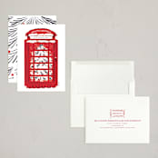 "London Calling" - Holiday Cards in Telephone Box by Gwen Bedat - Assembled