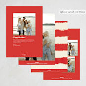 "stuck" - Holiday Cards in Santa by Gwen Bedat - Back of Card Options