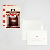 "stuck" - Holiday Cards in Santa by Gwen Bedat - Assembled
