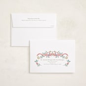 "a court of peace" - Holiday Cards in Cherry Wood by Grae - FREE Recipient Addressing