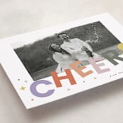 "Dazzle" - Holiday Cards in Fruit Punch by Everett Paper Goods - Detail