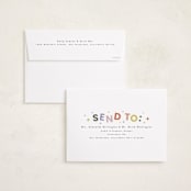 "Dazzle" - Holiday Cards in Fruit Punch by Everett Paper Goods - FREE Recipient Addressing