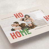 "New Ho Ho Home" - Holiday Cards in Eggnog by Mary Kay Garttmeier - Detail
