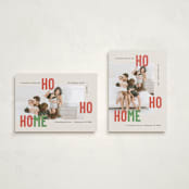 "New Ho Ho Home" - Holiday Cards in Eggnog by Mary Kay Garttmeier - Photo Orientation Options