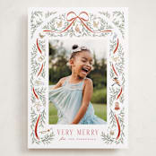 "Twelve Days" - Holiday Cards in Santa Suit by Leah Bisch - Front