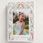 "Twelve Days" - Holiday Cards in Santa Suit by Leah Bisch - Folded Card
