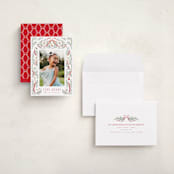 "Twelve Days" - Holiday Cards in Santa Suit by Leah Bisch - Assembled