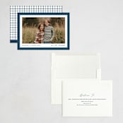 "Ribbon Frame" - Holiday Cards in Glacier by Carolyn MacLaren - Assembled