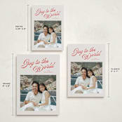 "Holly Berrie" - Holiday Cards in Cranberry by Wildfield Paper Co - Formats Available