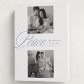 "Quiet Overlap" - Holiday Cards in Celestial by Susan Zinader - Folded Card