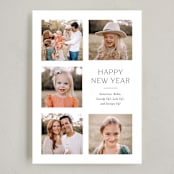 "Classic Grid" - Holiday Cards in Snow by Shari Margolin - Full Design