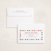 "Festive Collage" - Holiday Cards in Peppermint by Olivia Williams - FREE Recipient Addressing