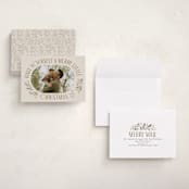 "merry little Christmas time" - Holiday Cards in Linen by Karidy Walker - Assembled