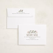 "merry little Christmas time" - Holiday Cards in Linen by Karidy Walker - FREE Recipient Addressing